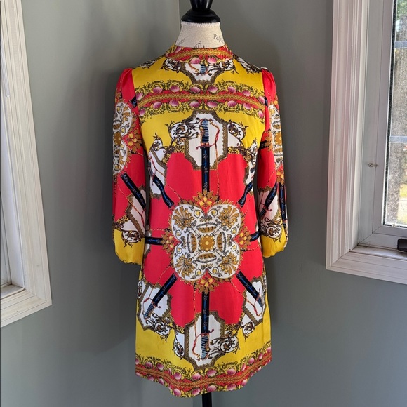 Dolce & Gabbana Dresses & Skirts - Dolce & Gabana 2011 vintage silk sheath dress swords and filigree